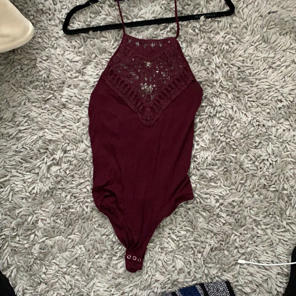 high neck body suit